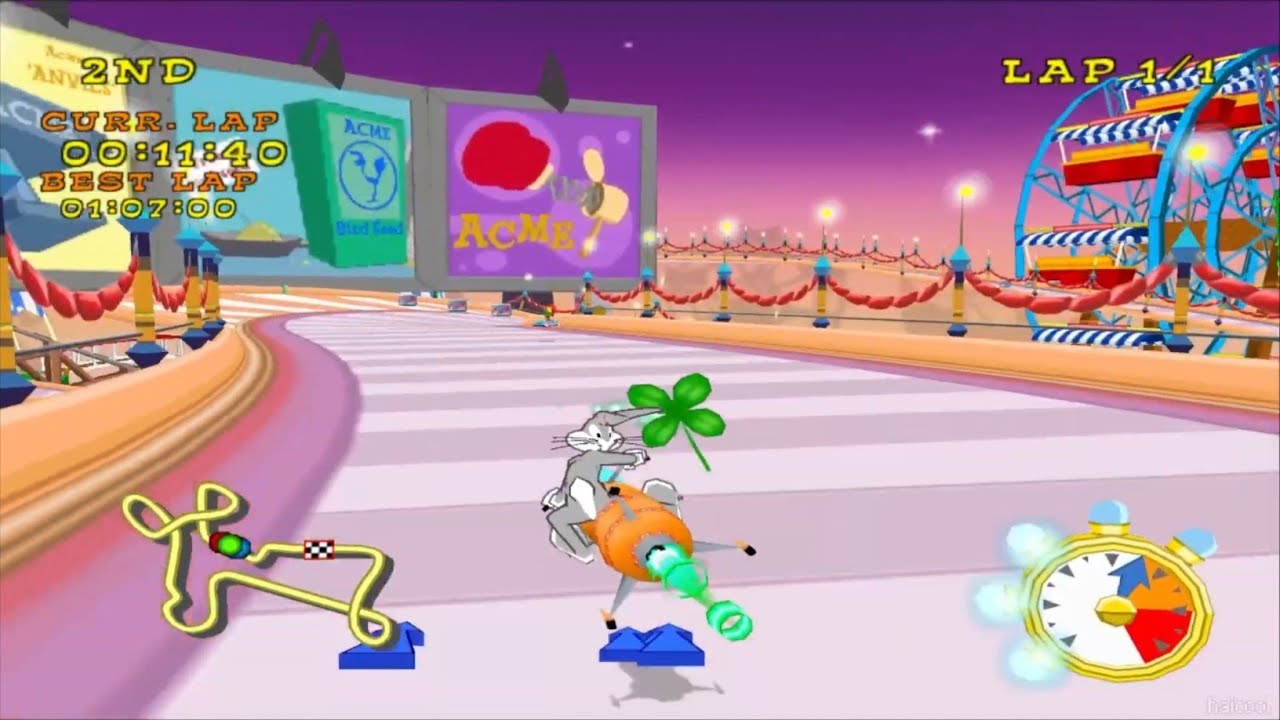 LOONEY TUNES: SPACE RACE (PS2) | ALL CHARACTERS & TRACKS (GAMEPLAY ...