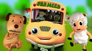 Roues sur le Bus | comptine | enfants chanson |Nursery Rhyme | Kids Song | Wheels on the Bus