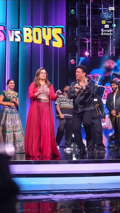 Govinda and Neelam ne kiya sabhi ke sath milkar dance 👸💖#indionidol #neelam #govinda #shreyaghoshal