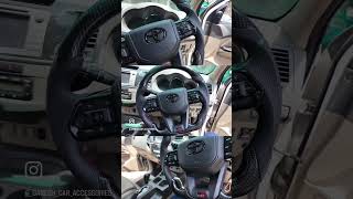Old Fortuner Gets a Premium Carbon Fiber Steering Wheel 😍 | Complete Installation