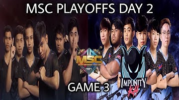 EXECRATION VS IMPUNITY KH GAME 3 | MSC PLAYOFF DAY 2 | EXE VS IMP