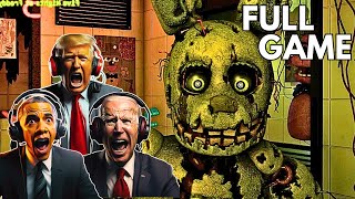 US Presidents Play Five Nights at Freddy's (FNAF 3) FULL GAME