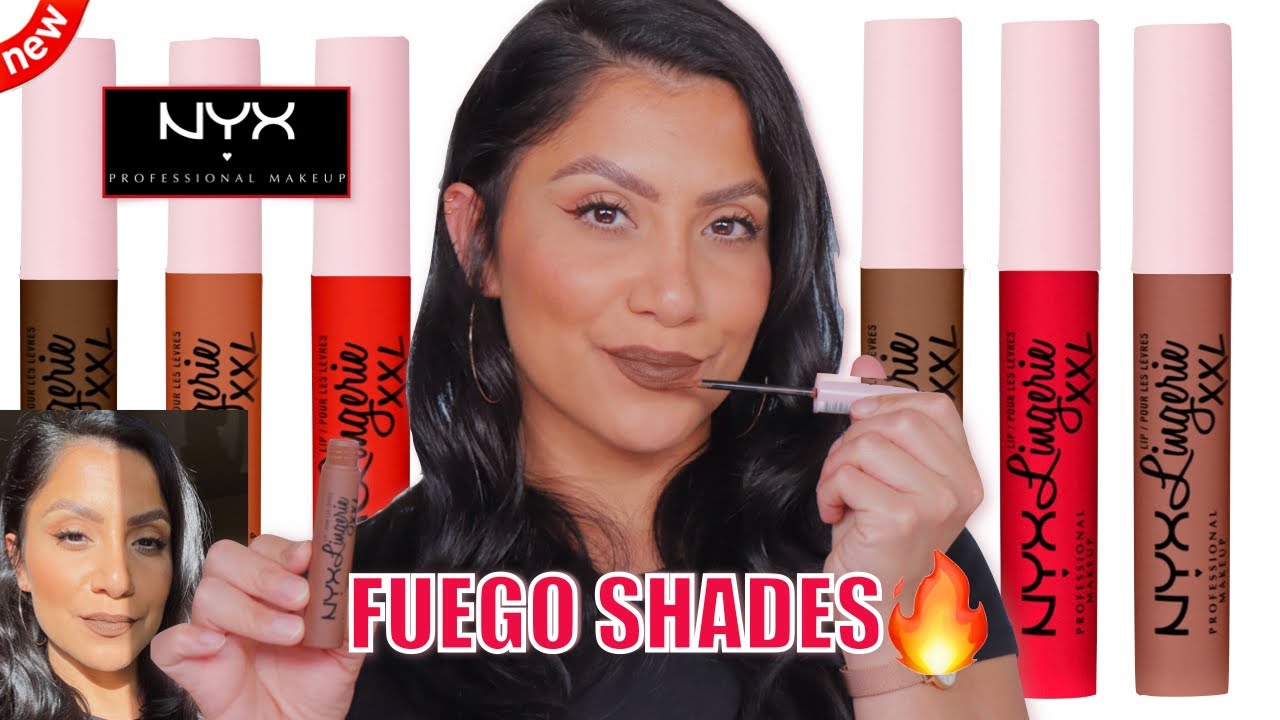 New* Nyx Xxl Fuego 🔥 Matte Lipsticks + Natural Lighting Lip Swatches &  Wear Test | Magdalinejanet - Youtube