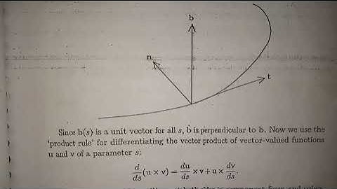 Space curves part 1 third semester Msc multivariable
