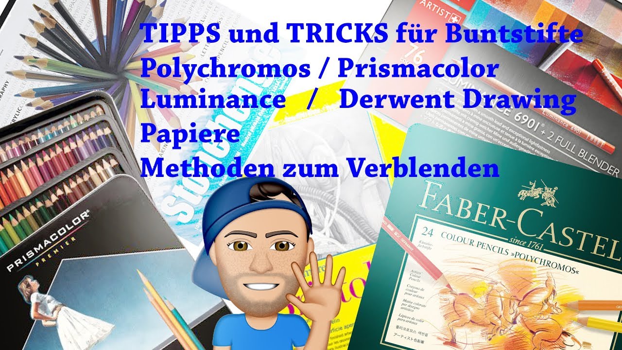 Anleitung, Tipps und Tricks zur Anwendung -- Buntstifte / Polychromo / Prisma -