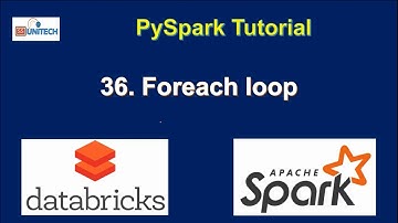 36. foreach loop in pyspark | How to loop each row of dataFrame in pyspark | pyspark tutorial