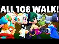 NEW WALK ANIMATIONS for All 108 Brawlers! ????????#brawlerblast