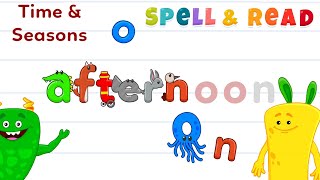 Word Challenge Games for Children – Learn to Spell and Read – Time and Seasons screenshot 4