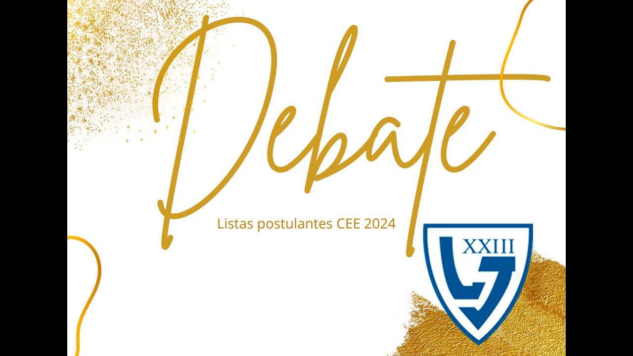 Debate Listas Postulanates CEE 2024 YouTube