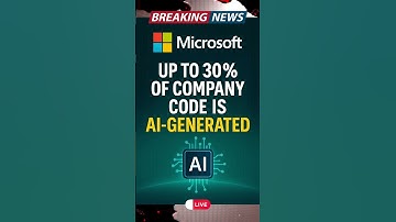 Microsoft: Up to 30% of Company Code Is AI-Generated