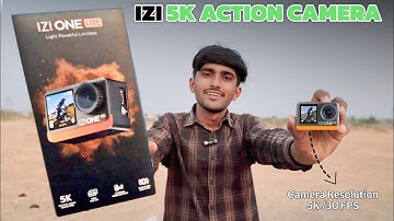 IZI one lite 5k action camera unboxing and review 2025 🔥🔥🔥