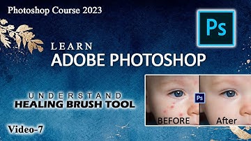 Wrinkle Removal in Photoshop | Photo Editing Techniques | Healing Brush Tool | Video-7