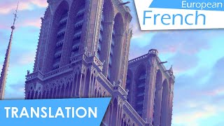 The bells of Notre Dame (EU French) Lyrics & Translation