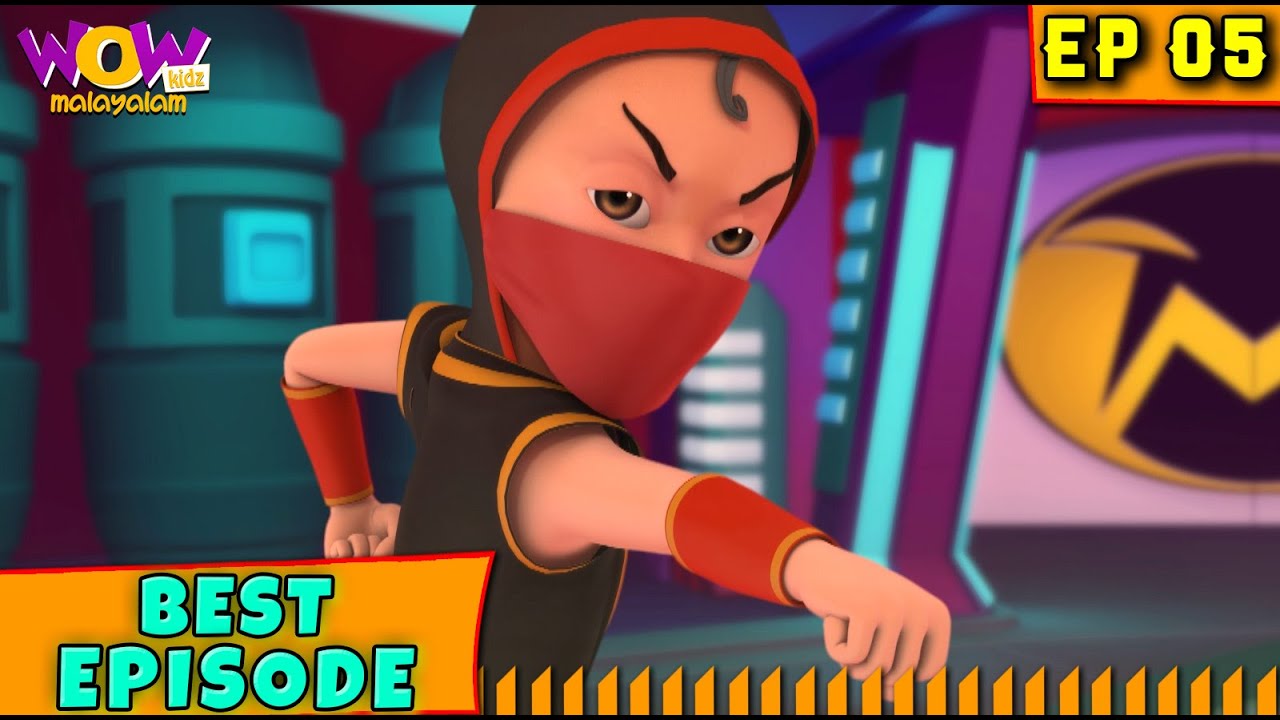 നിൻജ മാസ്റ്റർ | Vir The Robot Boy | Best Episode 05 | Ninja Master | Malayalam Story | Cartoon