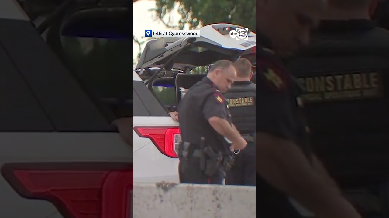 I-45 shut down due to armed woman experiencing mental health crisis, HCSO says