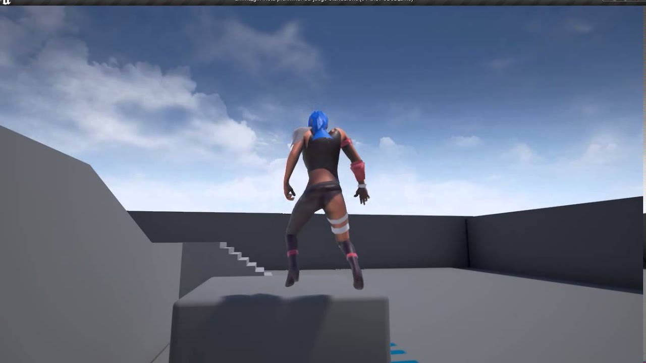 anime girl unreal engine 4 - YouTube