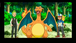 Dragonite disrespects Ash's Charizard (pokemon bw)|| dragonite insert Charizard #pokemon #charizard