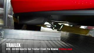TRAILEX TRAILERS - CTE-84180 Sports Car Trailer Front Tie Downs