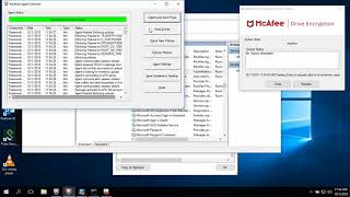 McAfee Drive Encryption Agent -  System State Inactive