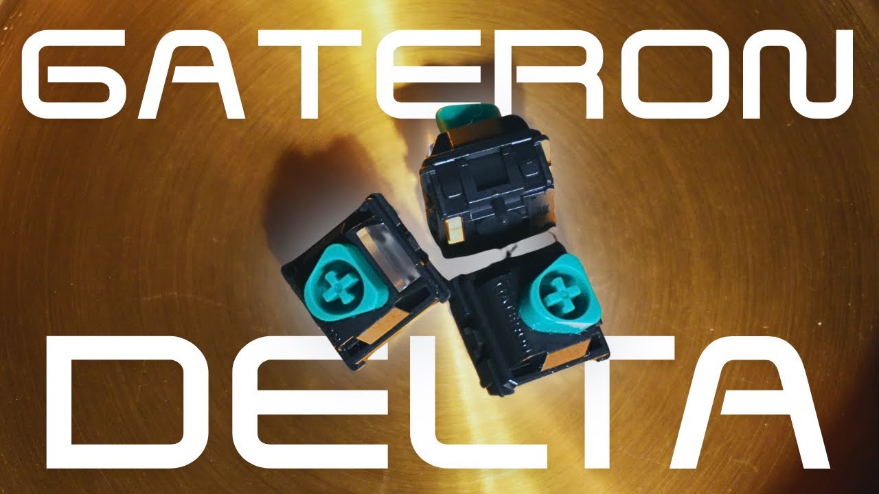 GATERON's Hottest New Magnetic Switch - GATERON Jade Delta Dark