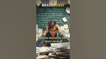 3 Study Tricks To Boost Brain Power | Smart Study Tips For students #shorts