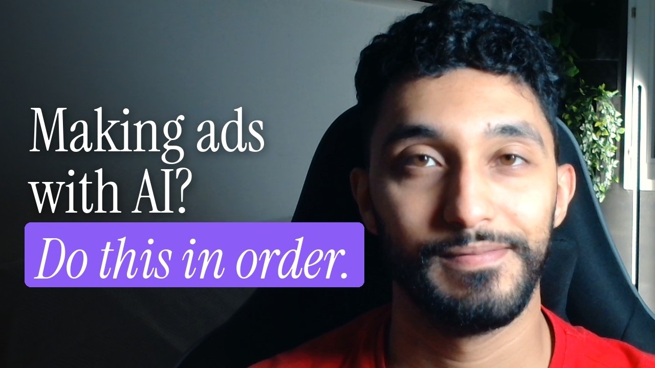 How I Make Image Ads With AI (No Designer, the Whole Flow)