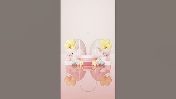 Podium of Love | 3D Blender #3d #3danimation #3dblendered