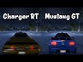 Dodge Charger RT vs Ford Mustang GT - Need for Speed Carbon (Drag Race)