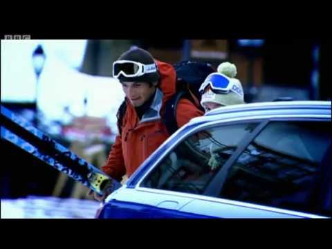 Hammond's Audi RS6 vs Skiers French Alps Race - Top Gear - BBC