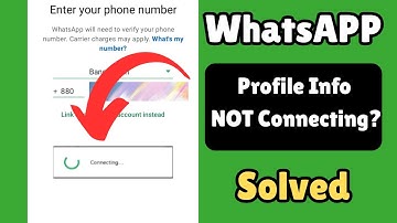 How To Fix WhatsApp Profile Info Connecting Problem 2025 | Profile Info Not Connecting Problem