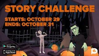 #ScaryPlotagonStory Happy Halloween everyone! 🎃🎃🎃 It's Time for an October Challenge! 👻👻👻#Plotagon