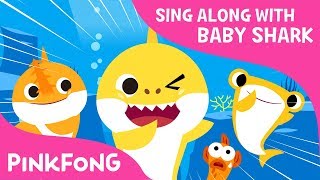 S H A R K Sing Along With Baby Shark Pinkfong Songs For Children Youtube