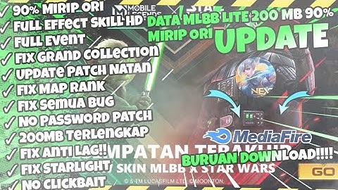 Data ML Lite Full Event 200MB+ Terbaru Patch Natan | Mlbb Lite | Ml Lite |Cara Atasi Lag Di ML 2021🗿