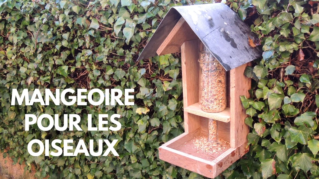 Fabriquer une Mangeoire pour Oiseaux à grand réservoir - 6 Étapes