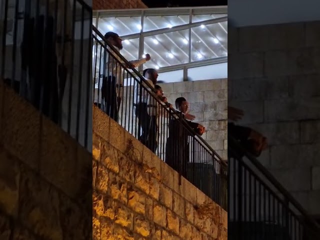 Satmar Bochrim at the Kosel