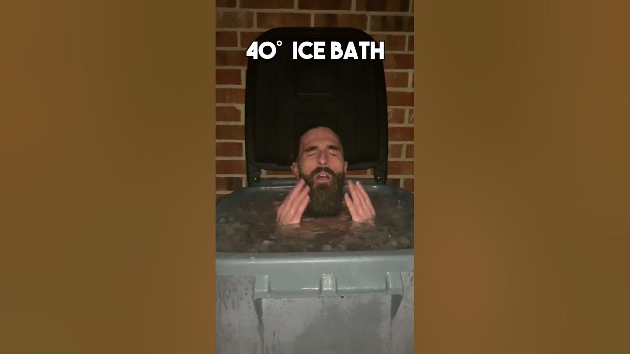 Freezing ICE BATH with Andrew Huberman Audio! icebath mentalhealth 