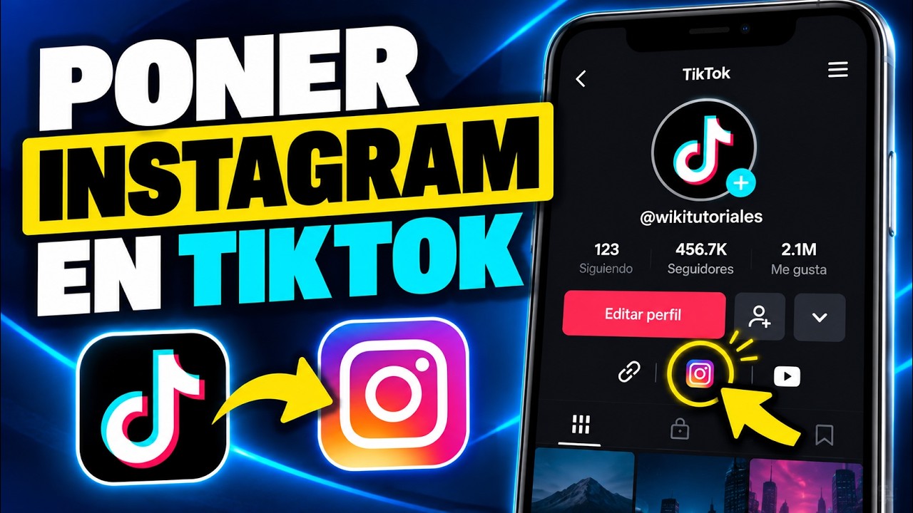 Como Agregar Icono De Instagram En Perfil De TikTok - YouTube