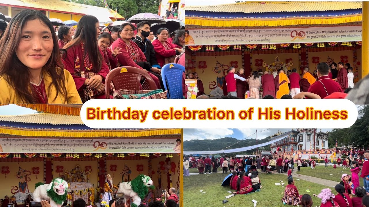 90th thungkar Duchen  of 14th DalaiLama #dalailama #tawang #birthdaycelebration 🎂🙏#youtbechannel