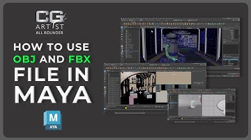 HOW TO USE OBJ AND FBX FILE IN MAYA