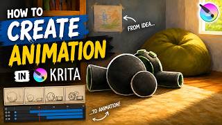 Krita Animation Made Easy – Start Animating Today! | krita | 2d animation | #animation #MeDrawing?