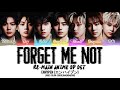 ENHYPEN (エンハイプン) - &#39;FORGET ME NOT (RE-MAIN ANIME OP OST)&#39; LYRICS COLOR CODED [KAN/ROM/ENG]