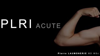 Luxation du coude secondaire à un PLRI par le Dr Laumonerie