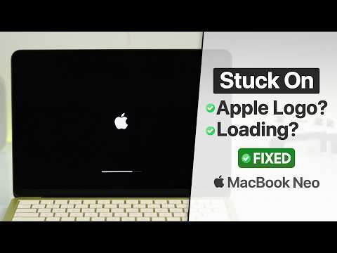 MacBook Neo: Stuck on Apple Logo or Progress Bar? Fix!