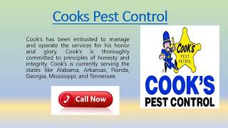Cooks Pest Control helps you in cleaning your place form pest