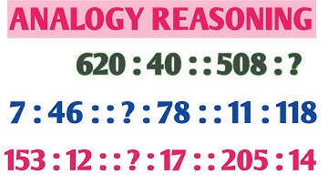 Number Analogy Tricks | Reasoning Tricks | Maths Tricks For UPP, SSC GD, CGL, DP, UPSI, RRB GROUP D