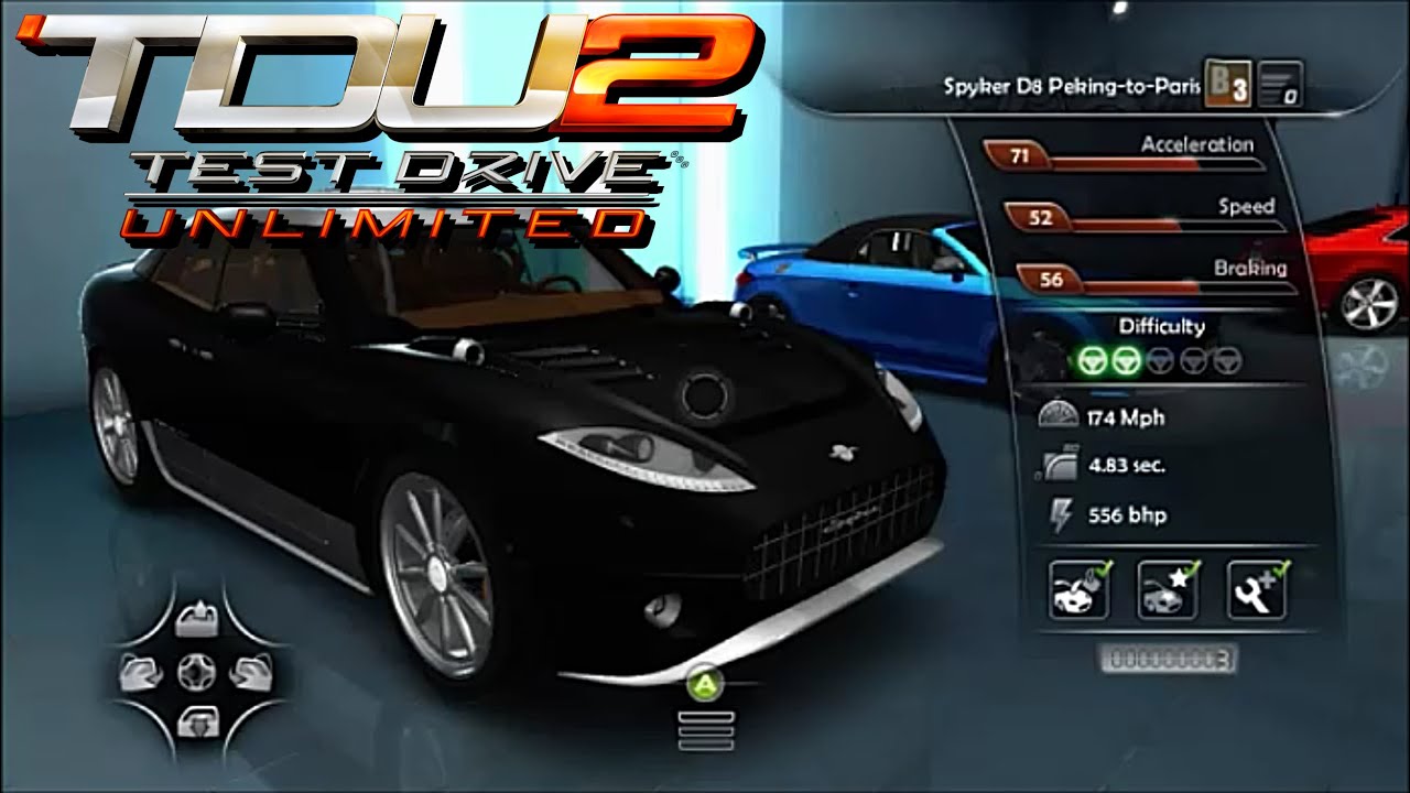 TDU2 - Spyker D8 Peking to Paris REVIEW - YouTube