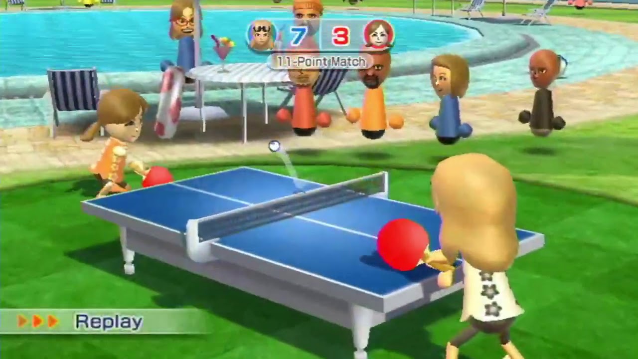 Voornaamwoord Minachting Shipley How to beat Lucia in Wii Sports Resort table tennis - YouTube