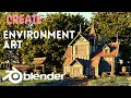 Environment Art in 12 Minutes in Blender