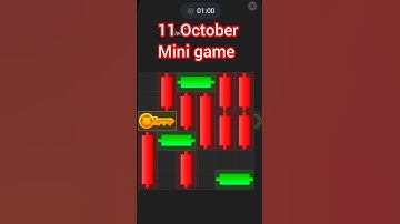 11 October Hamster Kombat Mini Game Complete Step today