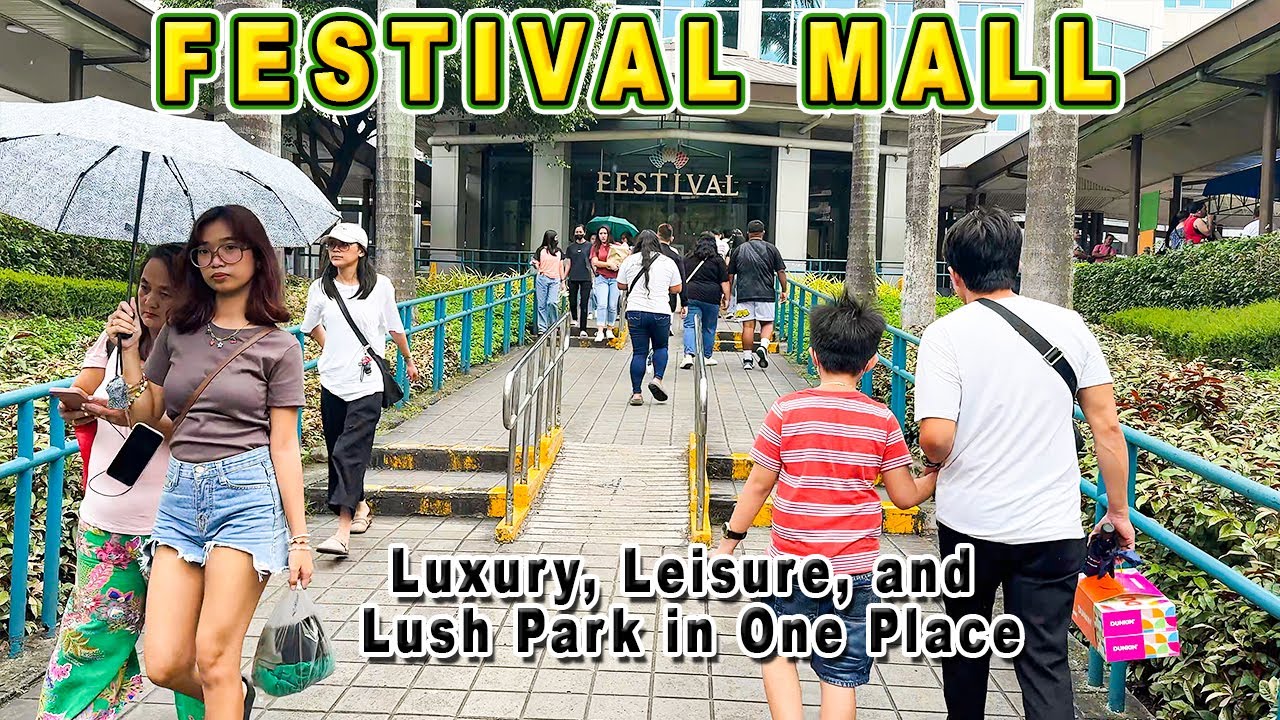Festival Mall Alabang: A Blend of Luxurious Shopping, Amusement Park and Picturesque Gardens.
